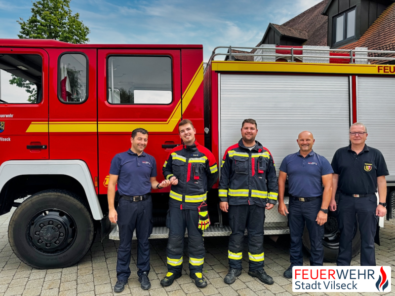 © Feuerwehr Stadt Vilseck / Übergabe des TLF Vilseck an die Fahrer