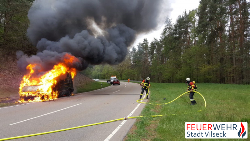 AGT der FF Vilseck im Löschangriff